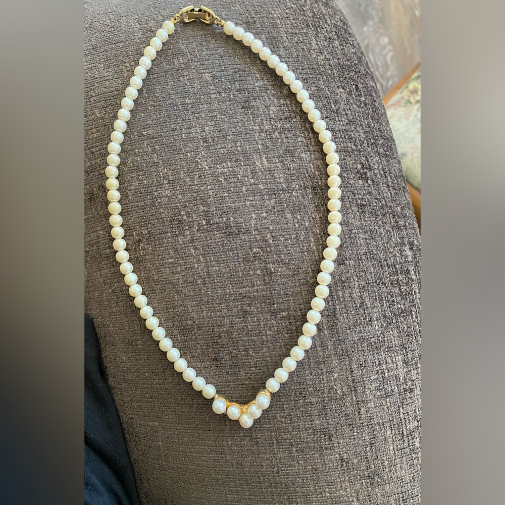 Pearl necklace no marking Given to me by my mother in law in 1971 for my wedding
